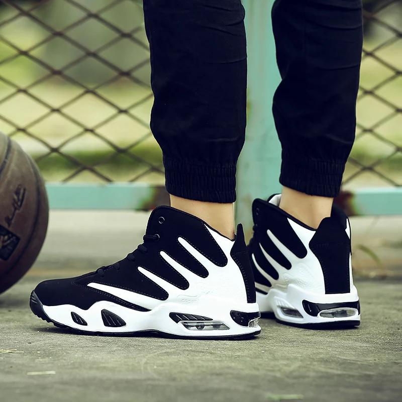 Neue Basketballschuhe Herren Sportlich Lässig Gepolstert Sport Hochwertig Professionell Sneaker Tragbar Training Basketballschuhe