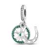 Original 100% Genuine SS925 Sterling Silver Four-Leaf Clover Beads Fit  Bracelet DIY Charm For Women Jewelry Fashion Gift