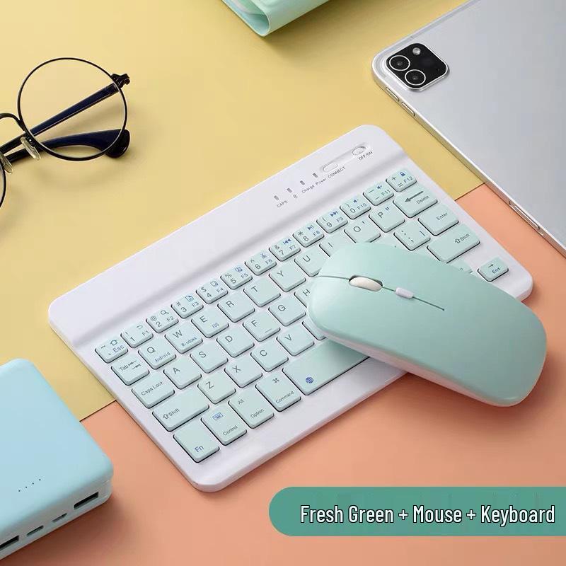 Universal Bluetooth Keyboard & Mouse Set for 8.3'' Tablets - Compatible with Apple iPad, Samsung, Xiaomi, Huawei Devices