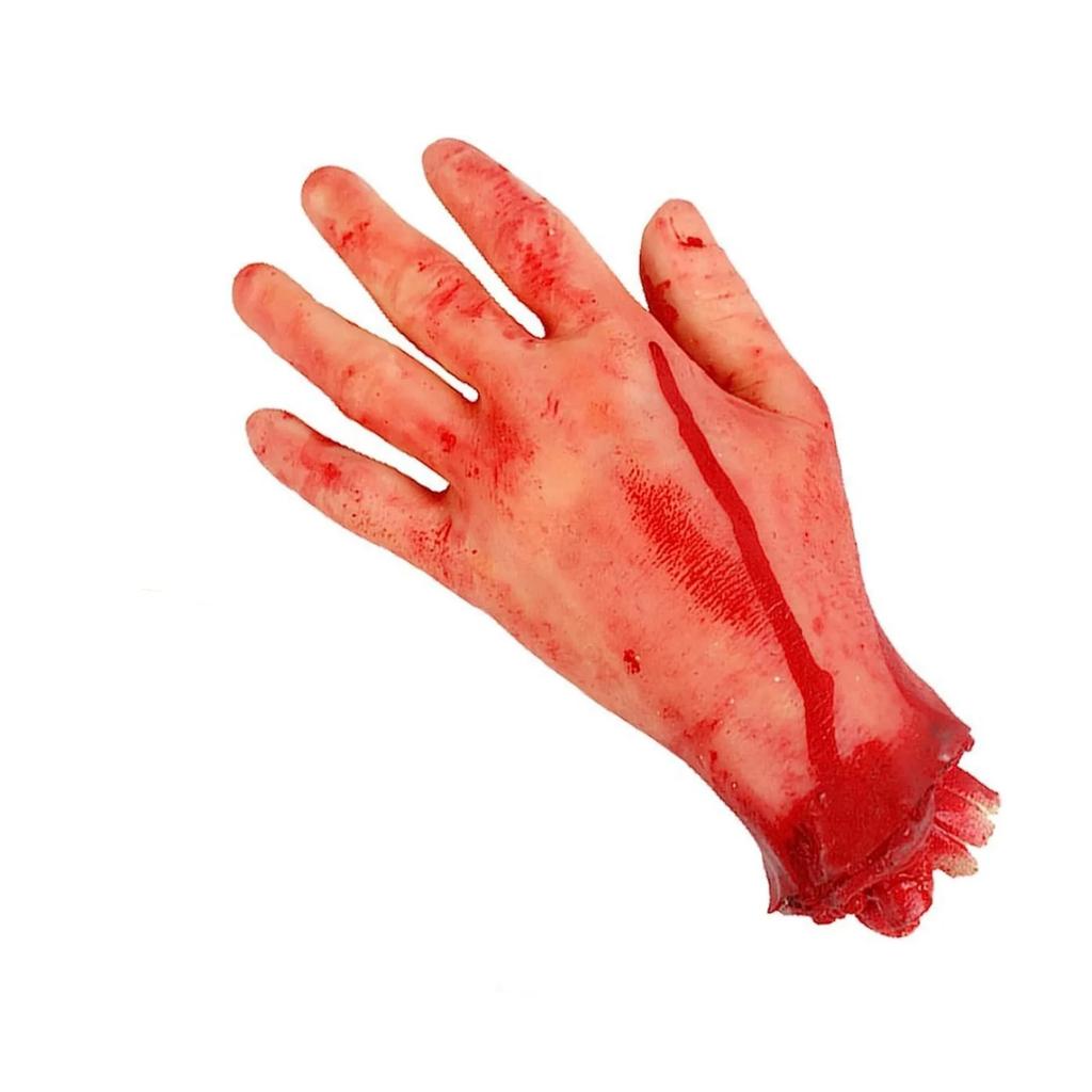 Halloween Blood Props Fake Scary Severed Hand Heart Brain Foot Broken Body Parts Haunted House Vampire Zombie Party Supplies