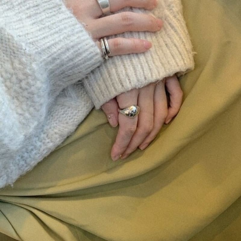 Neateun Melting Dome Ring