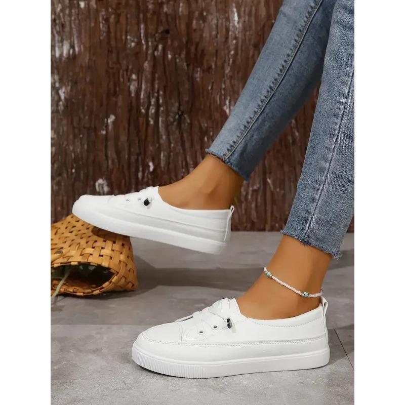 Spring and Summer Fashion New Breathable Round Toe Mouth Casual and Comfortable Flat Walking Shoes Sneakers Zapatos De Mujer
