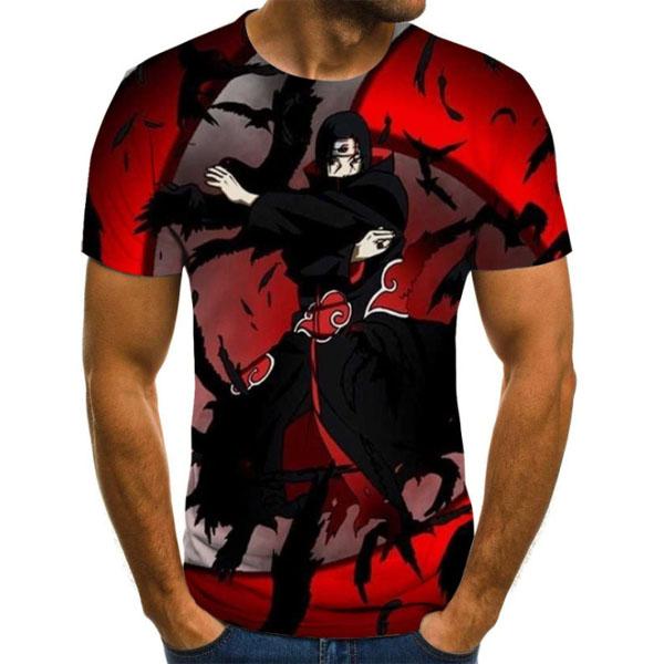 T-shirt stampata 3D Anime giapponese T-shirt uomo donna moda casual Cartoon T-shirt cool top T-shirt oversize Harajuku