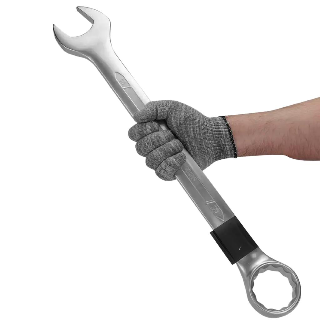 JCB 50mm Cr-V 12-point Double-ended Open-end Wrench
