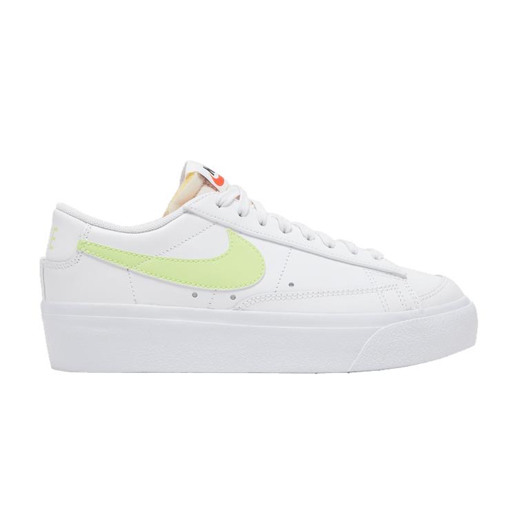 Nike Wmns Blazer Low Platform White Light Lemon Twist 39