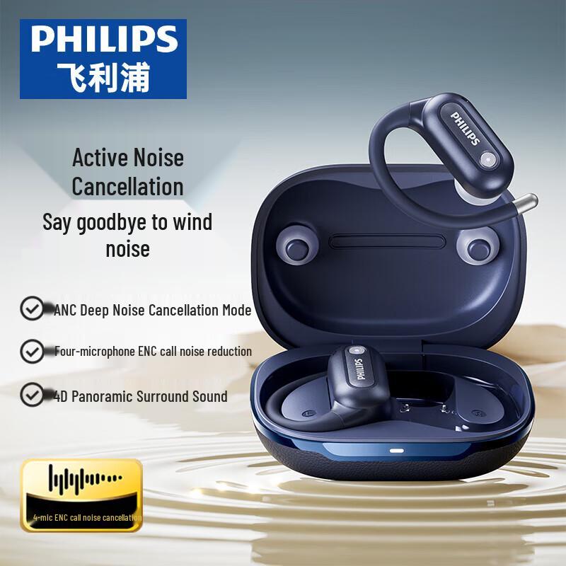 

Philips TAT4759 Open-Ear Sports Bluetooth Earbuds