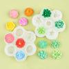 Aroma Candle and Chocolate 3D Rose Peony Silicone Mold for DIY Car Freshener