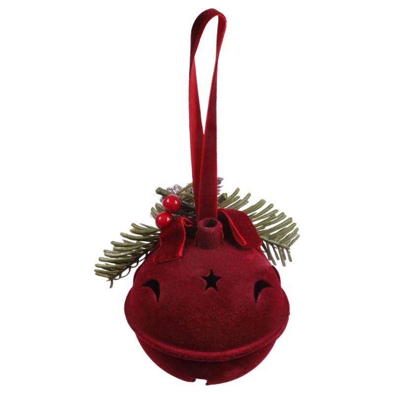 Nordic Bells Christmas Ornament Christmas Ball Hanging Pendant Christmas Tree Decorations for Home Decoration