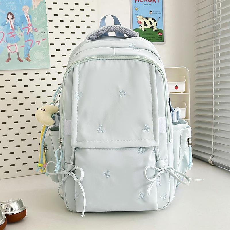 Versatile Backpack Female Japanese Ins High Value Backpack Junior High School Student Schoolbag Lightweight Large Capacity Backpack