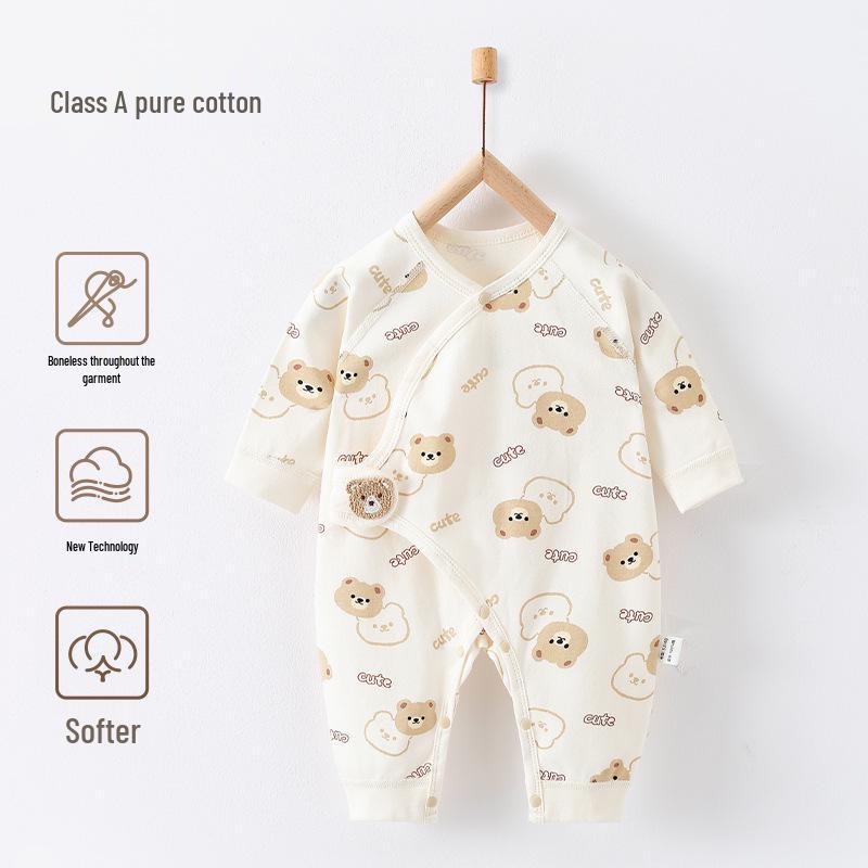 Baby-Body aus reiner Baumwolle - Mönch-Strampler für Neugeborene für alle Jahreszeiten (0-3 Monate)