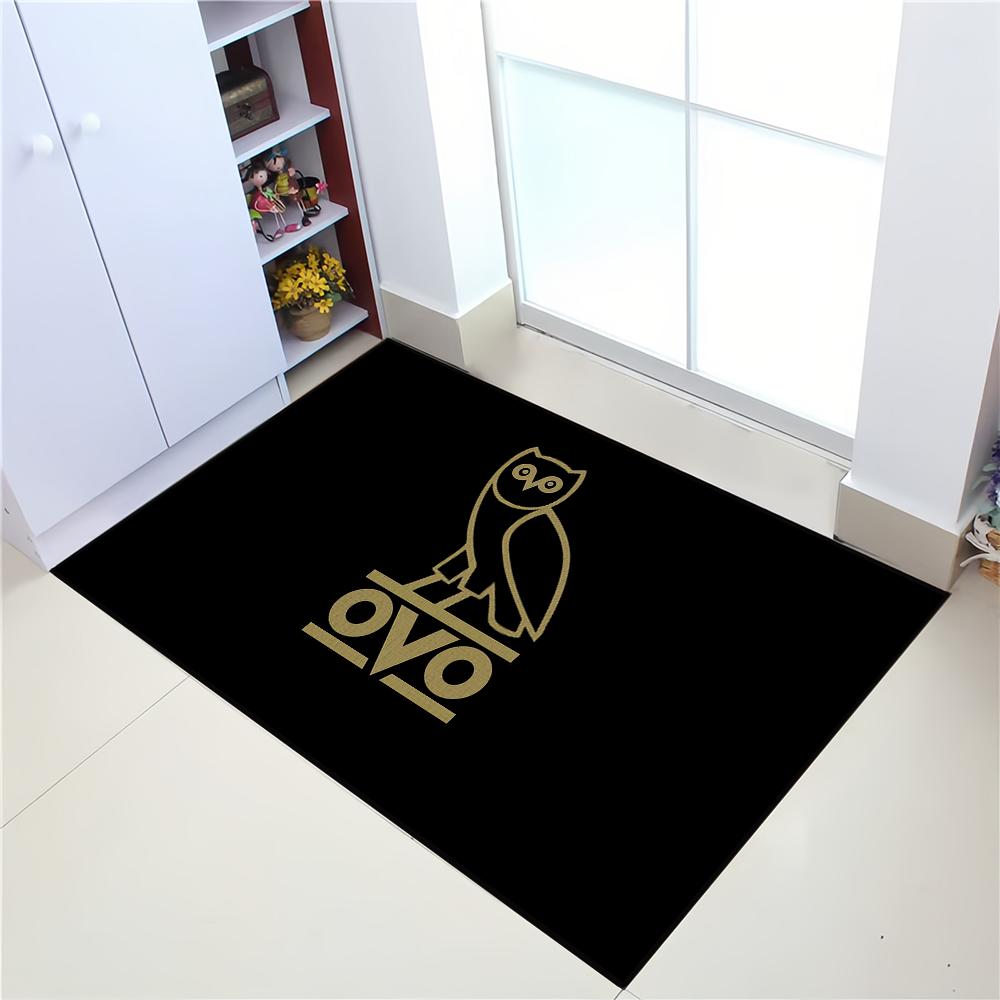 Drake O-OVO o-Búho Felpudo Bienvenida Entrada Balcón Baño Suelo Alfombra Antideslizante Alfombra Dormitorio Decoración del Hogar