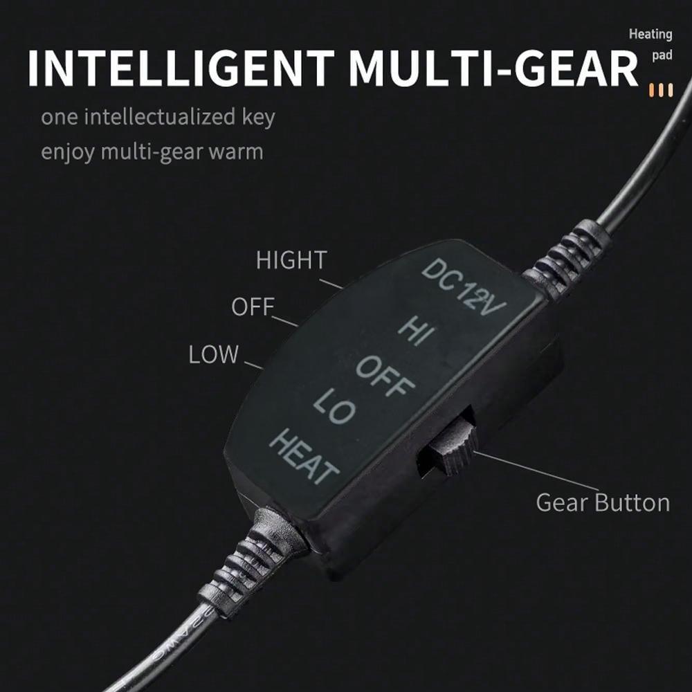 Araba Isıtmalı Koltuk Minderi Kışlık Araç Dikdörtgen Isıtmalı Koltuk Kılıfı Uygun 12V Evrensel Araba Koltuk Koruyucu Pelerin Kılıf Pedleri