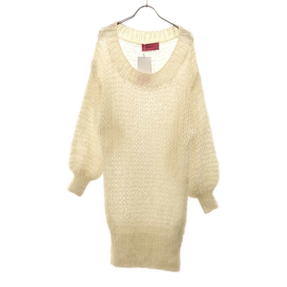 HYSTERICS Unused Mohair Blend Long sleeve knit one piece FREE Tagged Women Used