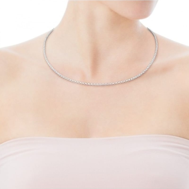 Tous Silver Chain Choker/Necklace/611900520