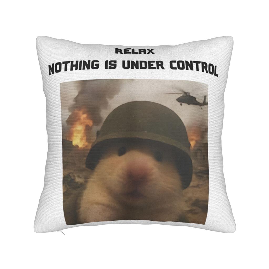 Hamster Faded Funny s Style Square Pillow Cases Cushion Cover Fashion Zippered Decorative Pillowcase for Home cm