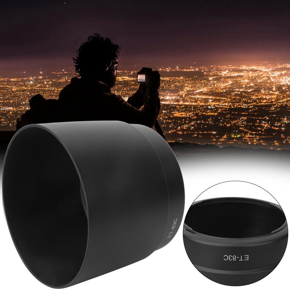 ET 83C Black Plastic Mount Lens Hood for Canon EF 100 400mm f 4.5 5.6L Lenses