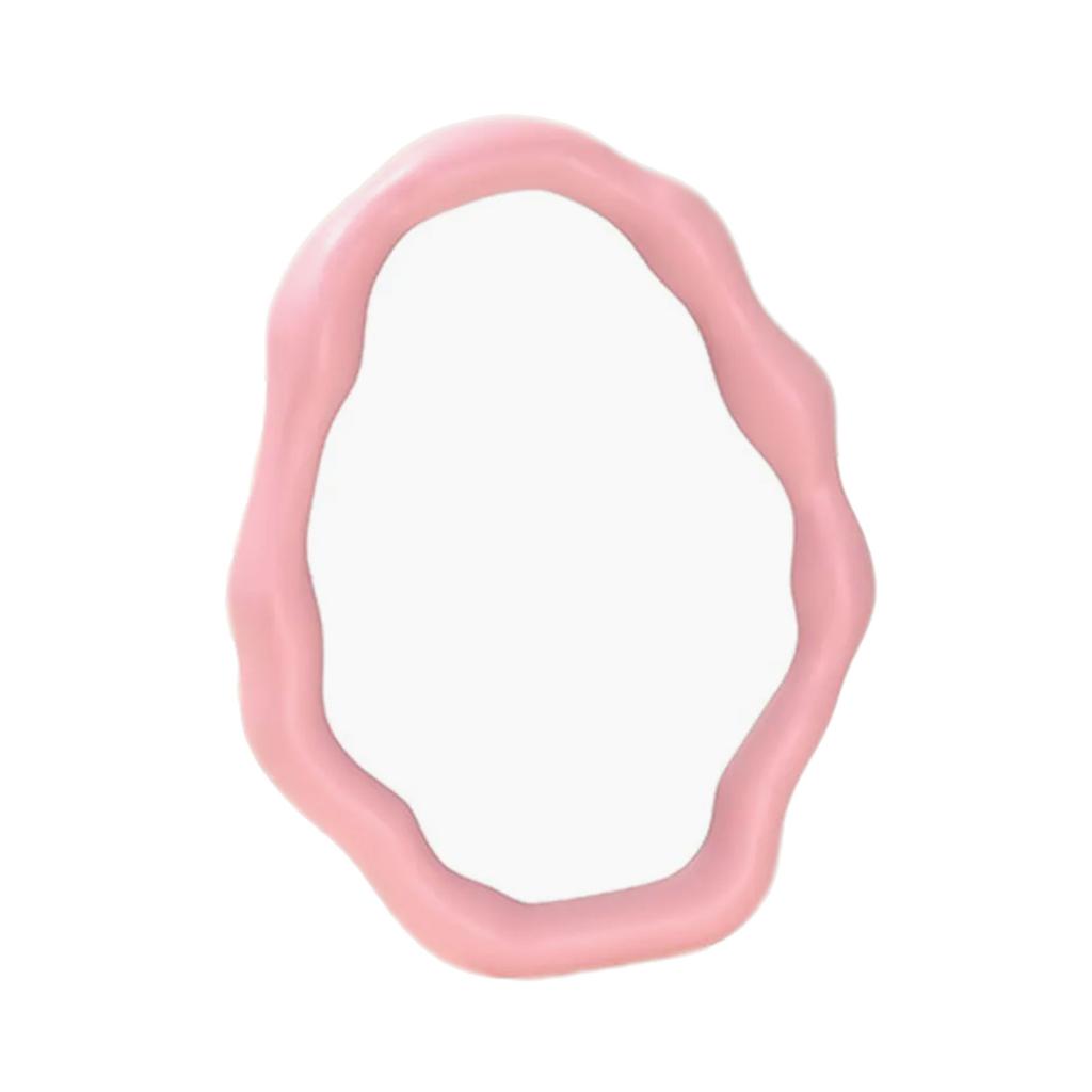 Nordic Styles Irregular Cloud Shape Vanity Mirror for Tabletop and Wall Hanging for Bedroom Bathroom or Dressingroom