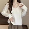 NaVaVa V Neck Long sleeVe Knit Sweater Nk3402