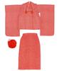 Shichigosan full set Hikita [KYOETSU] [Kyoetsu] 3-year-old girl's kimono, separate, two-piece set, haori, accessories, set, 753, 4-piece (6. pattern,
