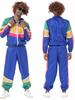 Abbigliamento Cosplay Stile Hip Hop Rock Sportivo Retro Europeo Anni '70 per Uomini, Donne e Coppie - Perfetto per Esibizioni sul Palco