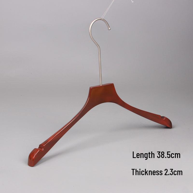 Stylish Non-Slip Imitation Jade Hangers: Wood Grain Finish for Men s & Women s High-End Clothing Set of 10