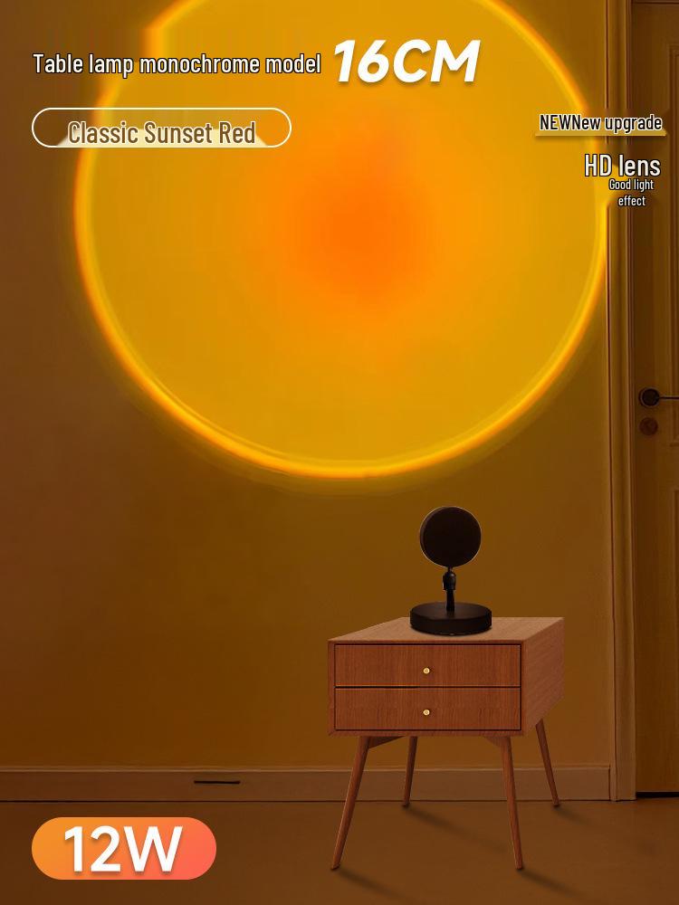 

Sunset Projection Lamp for Ambiance - Living Room, Bedroom, Photography, and Decor