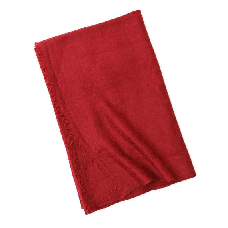 New cashmere shawl, four-season thin short beard scarf, air-conditioned room large shawl, long scarf with different colors