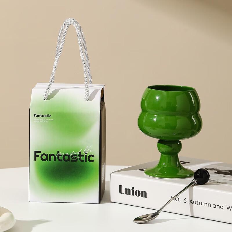 SX Fantasy Ceramic Twist Ice Cream Goblet