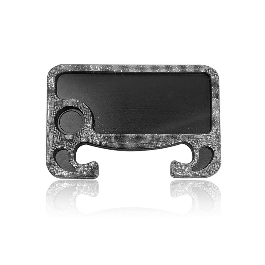 Diamant Auto Tisch Lenkrad Tisch Auto Essen Getränke Kaffee Tablett Tragbare Laptop Tablet Halter Tablett Bling Zubehör