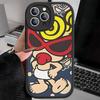 Japan Fashion H-Hysteric M-Mini Phone Case For iPhone 16 15 14 13 12 11 Pro Max Plus Leather Soft Cover