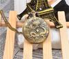 Fashion Classic Pocket Watch with Chain Necklace Vintage Quartz Pendant Watches Clock Chain Mens Women Christmas Gifts