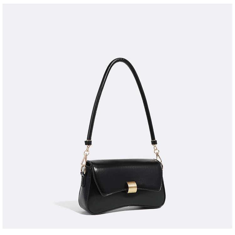 Textured Bag for Women 2025 New Baguette Bag Retro Handbag Underarm Bag Stylish Girl Single Shoulder Crossbody Small Bag for Women