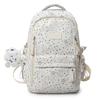 Schoolbag Air Cushion Burden Reduction School Bag for Girls Junior High School Students Cute Sweet Star Backpack High School Students Large Capacity 