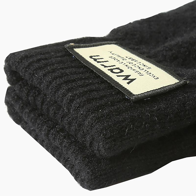 Winter Men Knitted Gloves Touch Screen High Quality Male Mitten Thicken Warm Wool Cashmere Solid Color Men Business Gloves