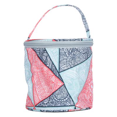 Yarn Bag Empty Knitting Storage Tote Bag Organizer for Carrying Crochet AccessoriesBlue
