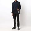 Emporio Armani FW21 Einfarbiger Langarm Strick Kapuzenpullover Pullover Herren Pullover Blau 6K1MXC-1MXYZ-0920
