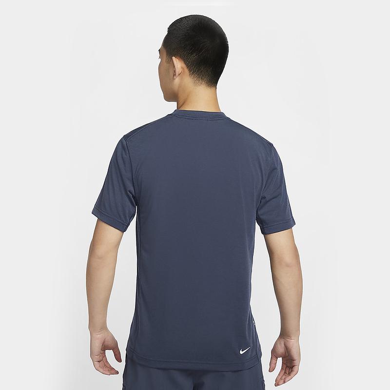 Nike ACG Goat Rocks Dri-Fit Adv Solid Crew Neck Casual Sun Protection Quick-Drying Short-Sleeve T-Shirt Men Tops Lightning-Blue FN8412-437