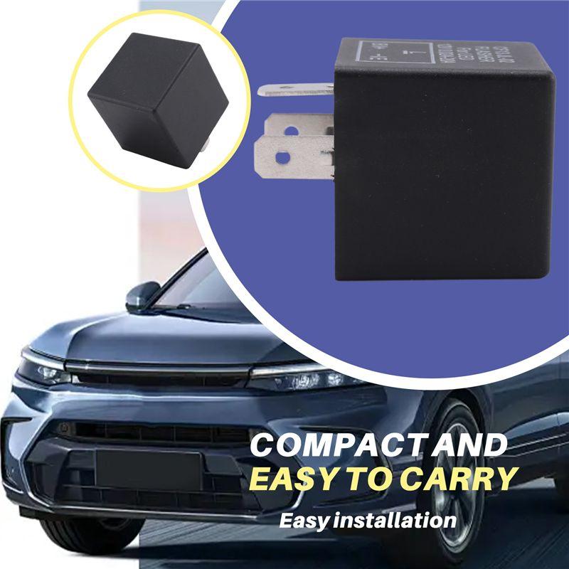 Portable Car 3-Pin CF-13 Electronic LED 12V Flasher Relay Fix For Turn Signal Blinker