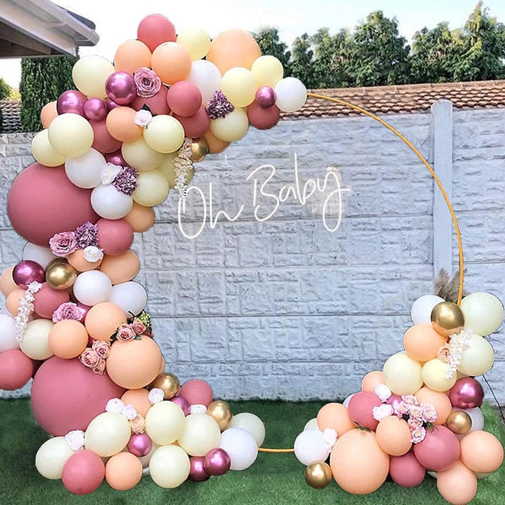 Macarons rainbow Color Birthday Latex Balloon Chain Set rainbow Balloon Arch Party Decoration Balloon Arch Set