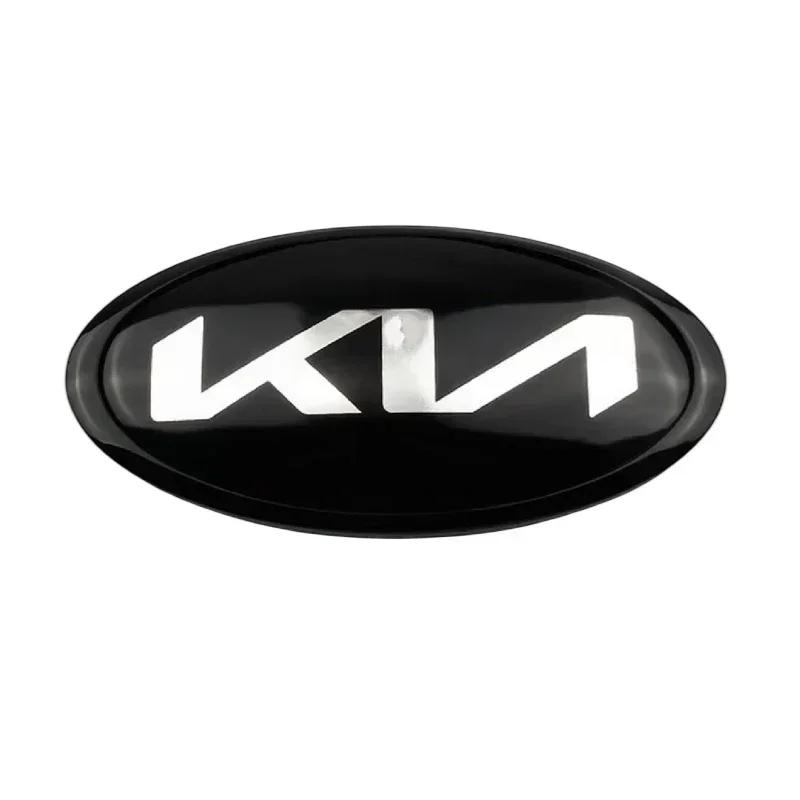 ABCDFD1Car Front Hood Emblem Rear Trunk Badge Sticker for KIA K2 K3 K4 K5 KX7 Sportage Picanto Sorento Rio Soul Ceed Forte Accessories
