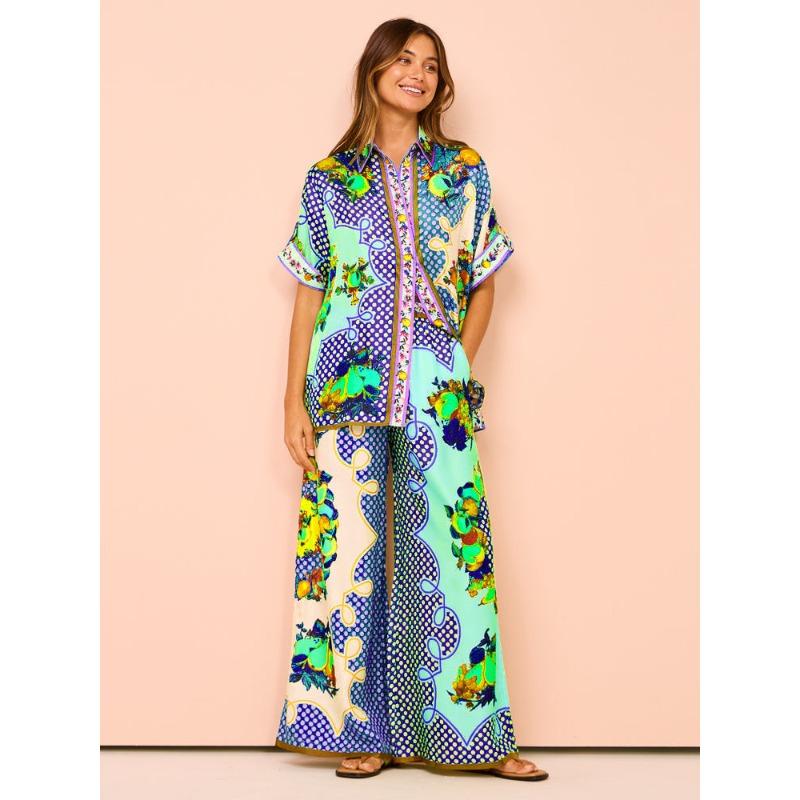 Street women's suit Printed digital high-end new trendy women's suit