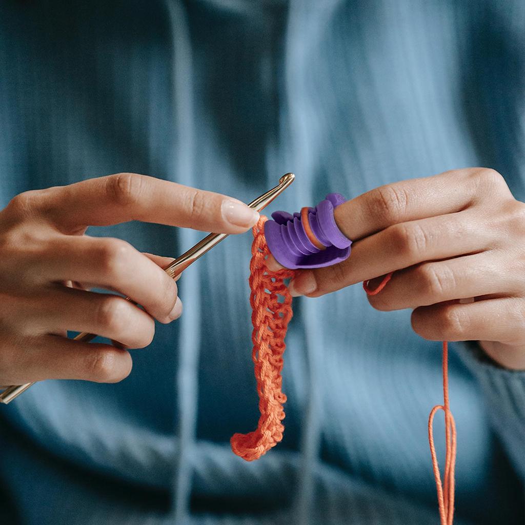 Crochet Yarn And Finger Cots , Crochet Hook Knitting Finger Tools