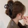 13CM Acrylic Large Bow Ribbon Hair Claw Crab Hairpins Glossy Ponytail Hair Accessories Women Hair Clips Girls Barrettes Headband