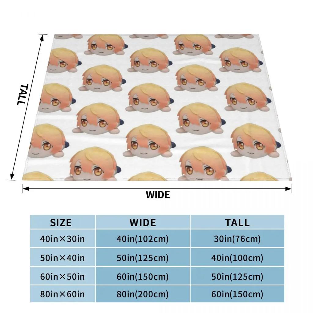 Tsukasa Tenma plush Throw Blanket Tourist Travel Soft Plush Plaid Blankets