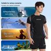 Men's Plus Size Quick-Dry Double Layer Swim Trunks