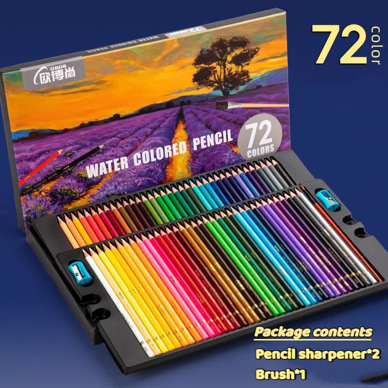 

Профессиональные цветные карандаши 72 цвета Карандаши для рисования на масляной основе Ручной рисунок Эскизы Водорастворимые цветные карандаши для художников и начинающих 72 Colors