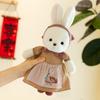 New Cute Pastoral Rabbit Plush Toy Rag Doll Children's Apron Rabbit Doll for Girls