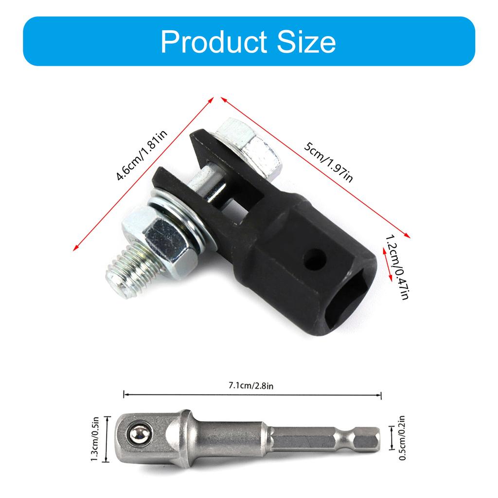 Drive Impact Wrench Adapter Tool Scissor Jack Adapter Car Jacks Lifting Equipment Connecting Rod Wrench Tools Enduring