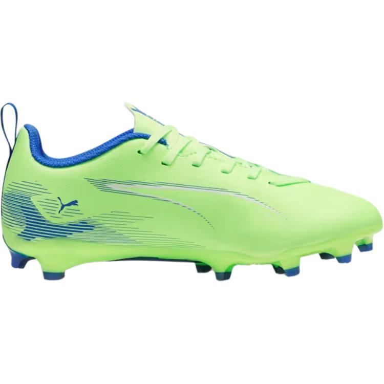 Puma Play Comfortable Soft Low-Top Kids Football Shoes Kids Football Shoes Green Blue 107695-03