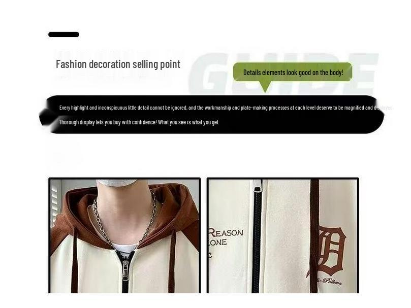 Pánská extra velká zimní teplá mikina s barevnými bloky, Cardigan, S plyšem